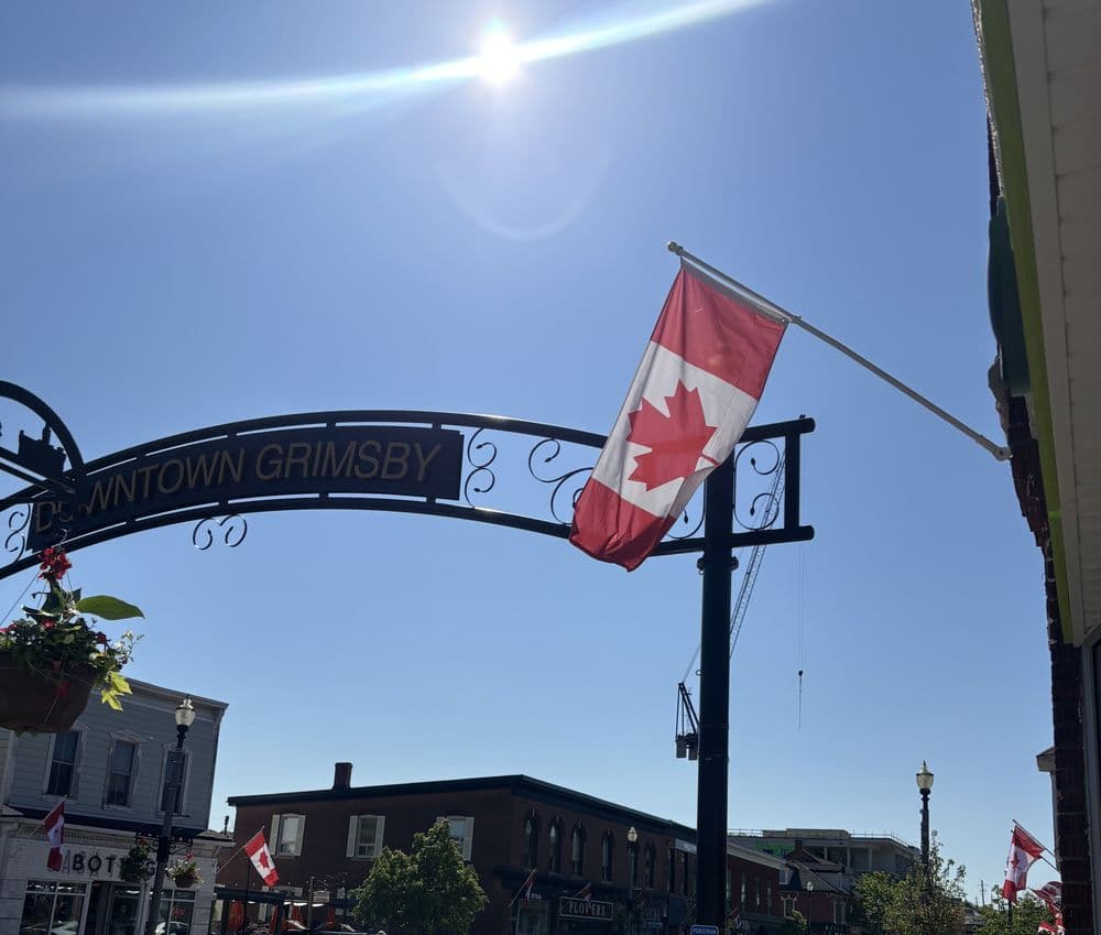 Downtown Grimsby Brings Back Canadian Flag Program for Second Year